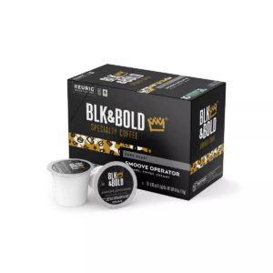 blk & bold specialty beverages smoove operator dark roast keurig k cup coffee pods 10ct