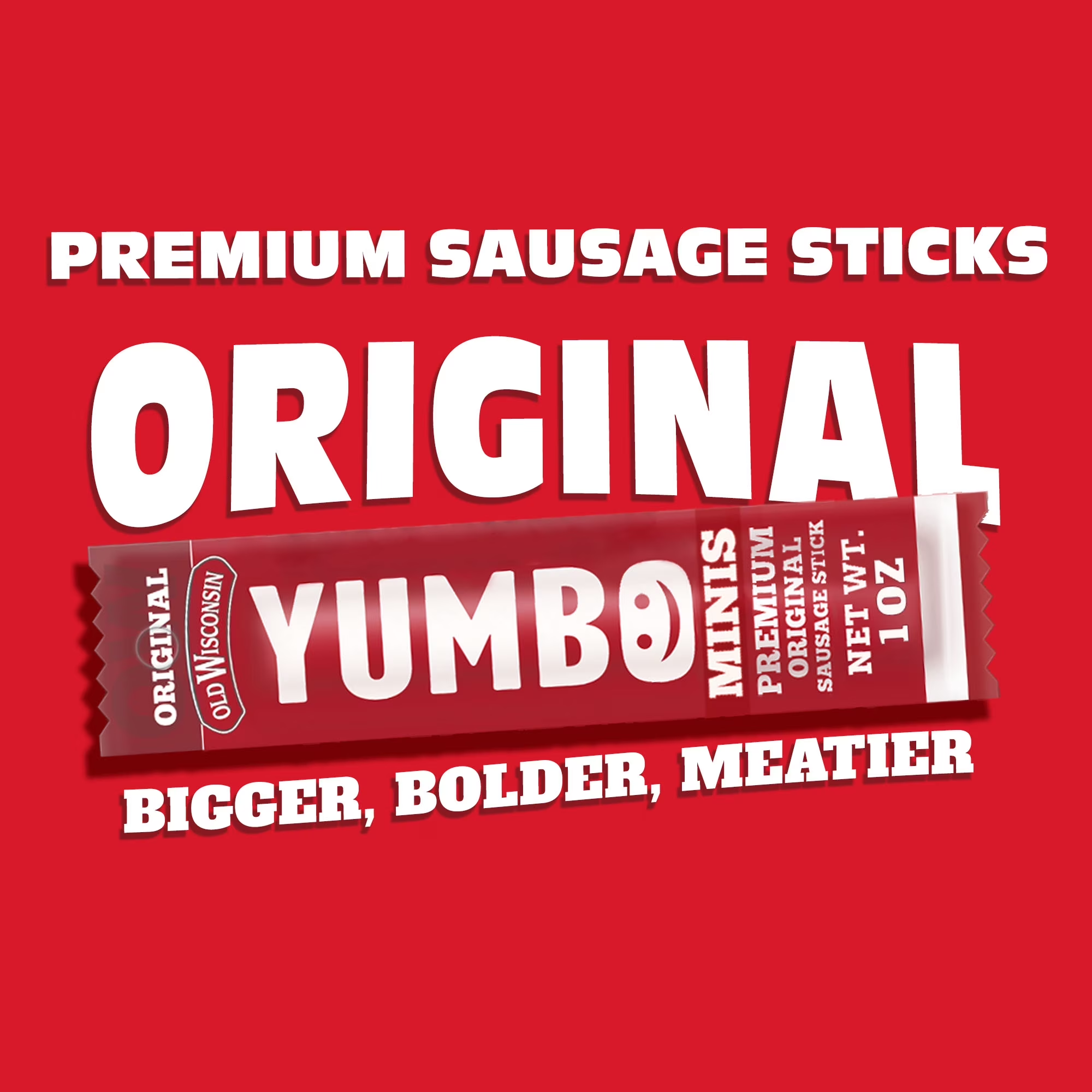 yumbo premium original flavor summer sausage deli sticks, 1oz 15 count bag, made by yumbo premium original flavor summer sausage deli sticks, 1oz 15 count bag, made by