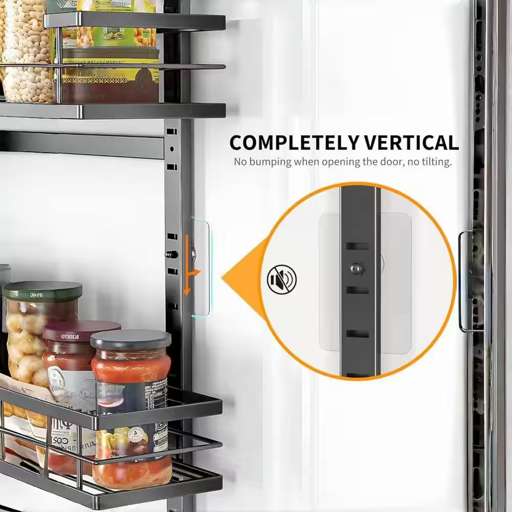 9 tier metal pantry organizer for pantry organization, kitchen essentials, laundry room and bathroom, black (1 pack) 9 tier metal pantry organizer for pantry organization, kitchen essentials, laundry room and bathroom, black (1 pack)