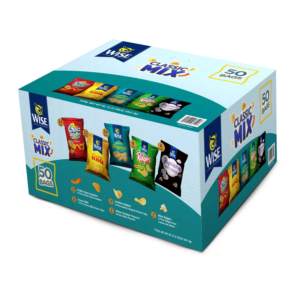 wise variety pack snacks, 50 pk.