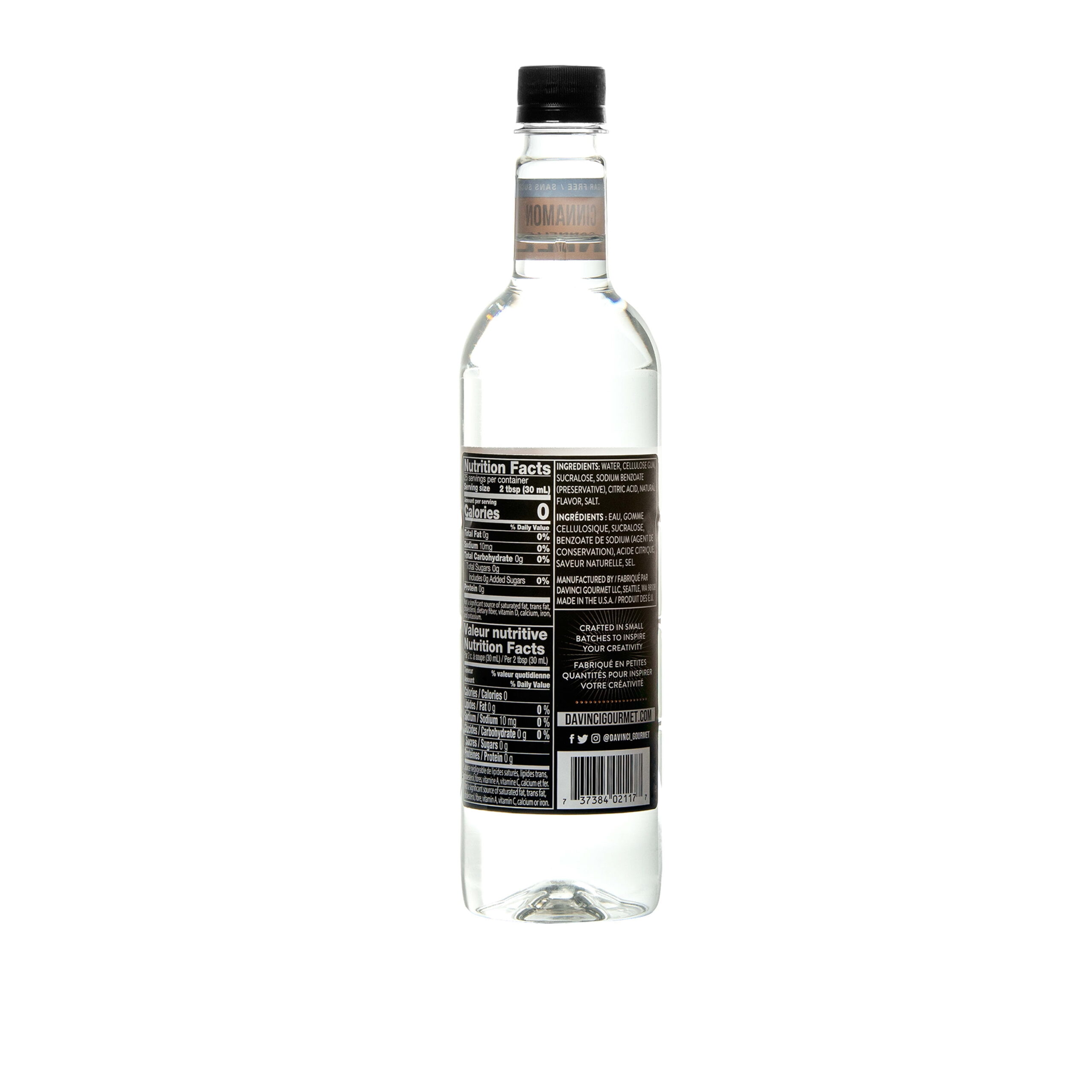 davinci gourmet sugar free cinnamon syrup, 750 ml davinci gourmet sugar free cinnamon syrup, 750 ml