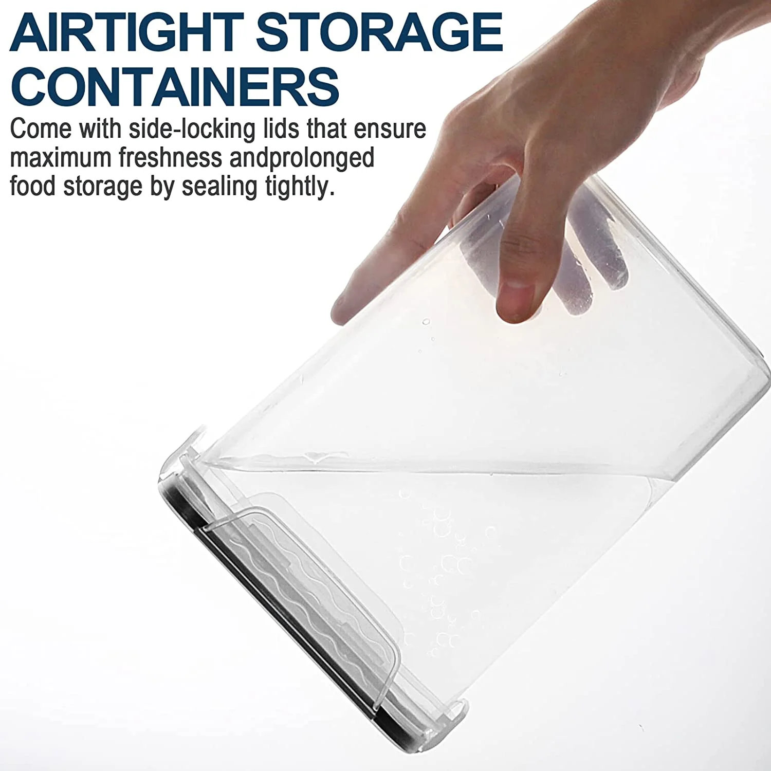 airtight food storage containers with lids, 36 pieces bpa free plastic kitchen and pantry organization containers for cereal, flour and sugar airtight food storage containers with lids, 36 pieces bpa free plastic kitchen and pantry organization containers for cereal, flour and sugar