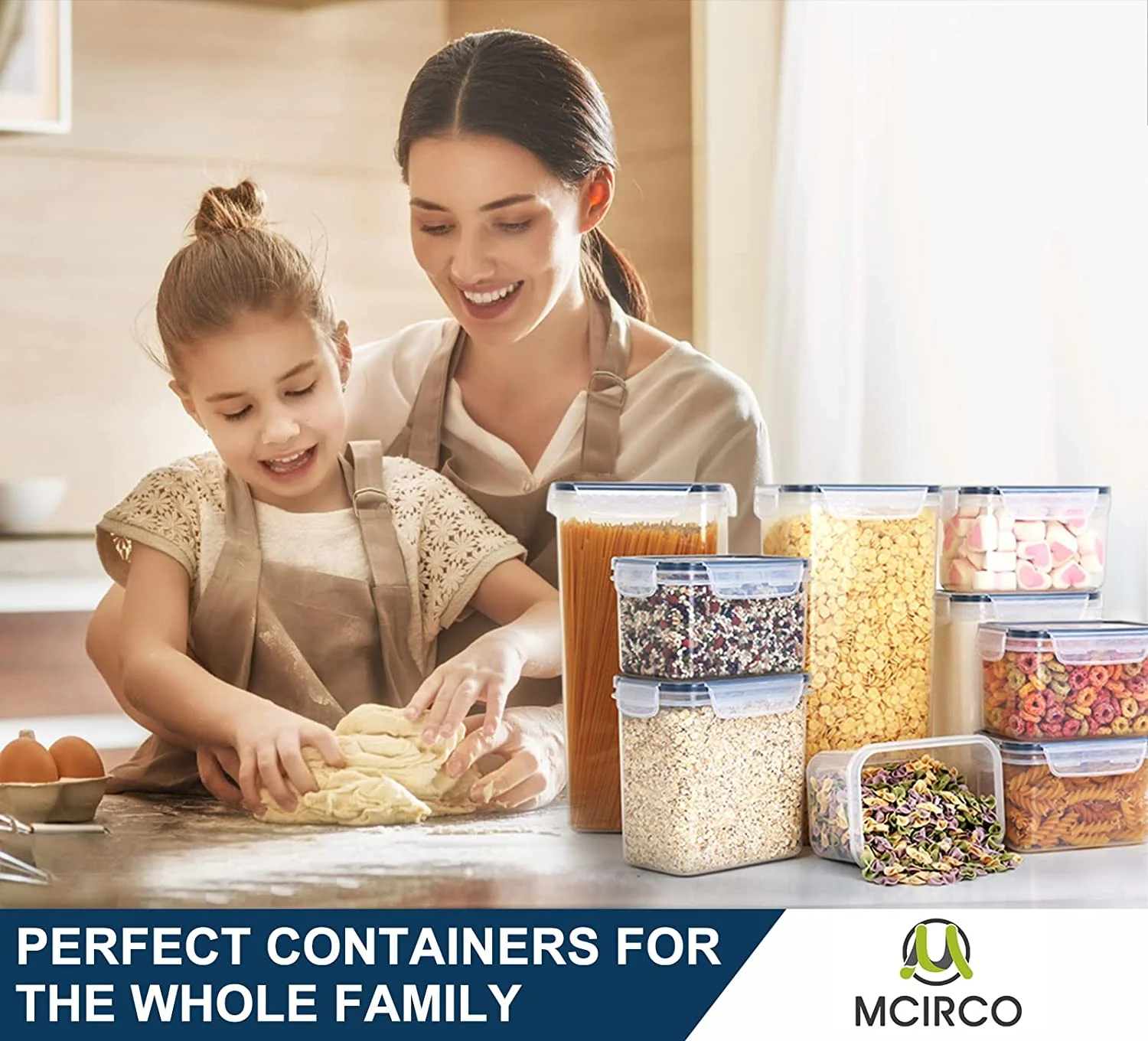airtight food storage containers with lids, 36 pieces bpa free plastic kitchen and pantry organization containers for cereal, flour and sugar airtight food storage containers with lids, 36 pieces bpa free plastic kitchen and pantry organization containers for cereal, flour and sugar